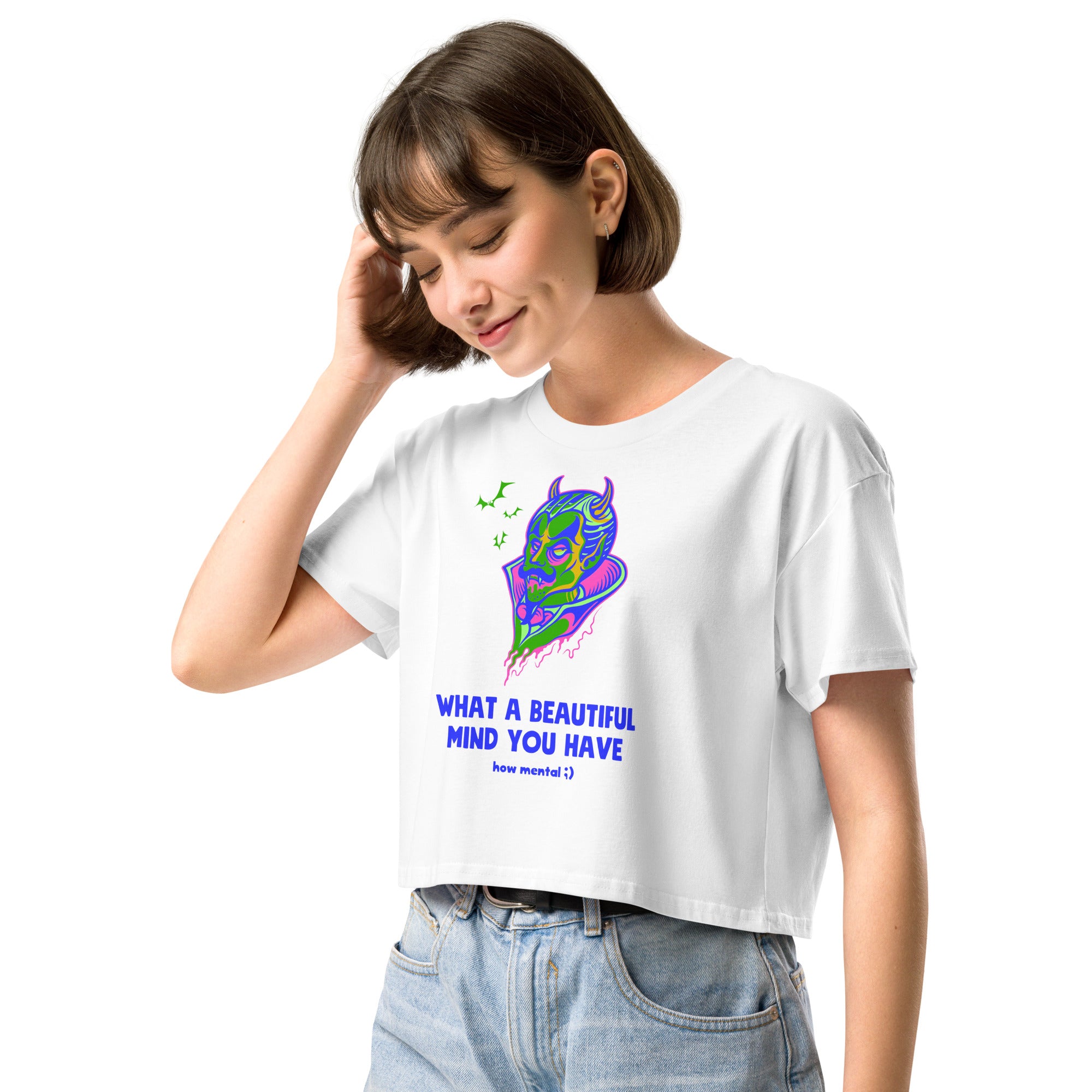 Beautiful Mind Vampire Crop Top